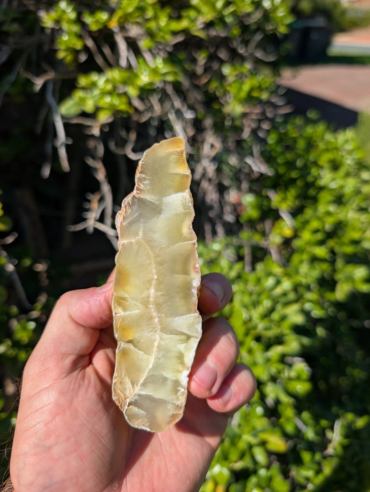 polished prehnite