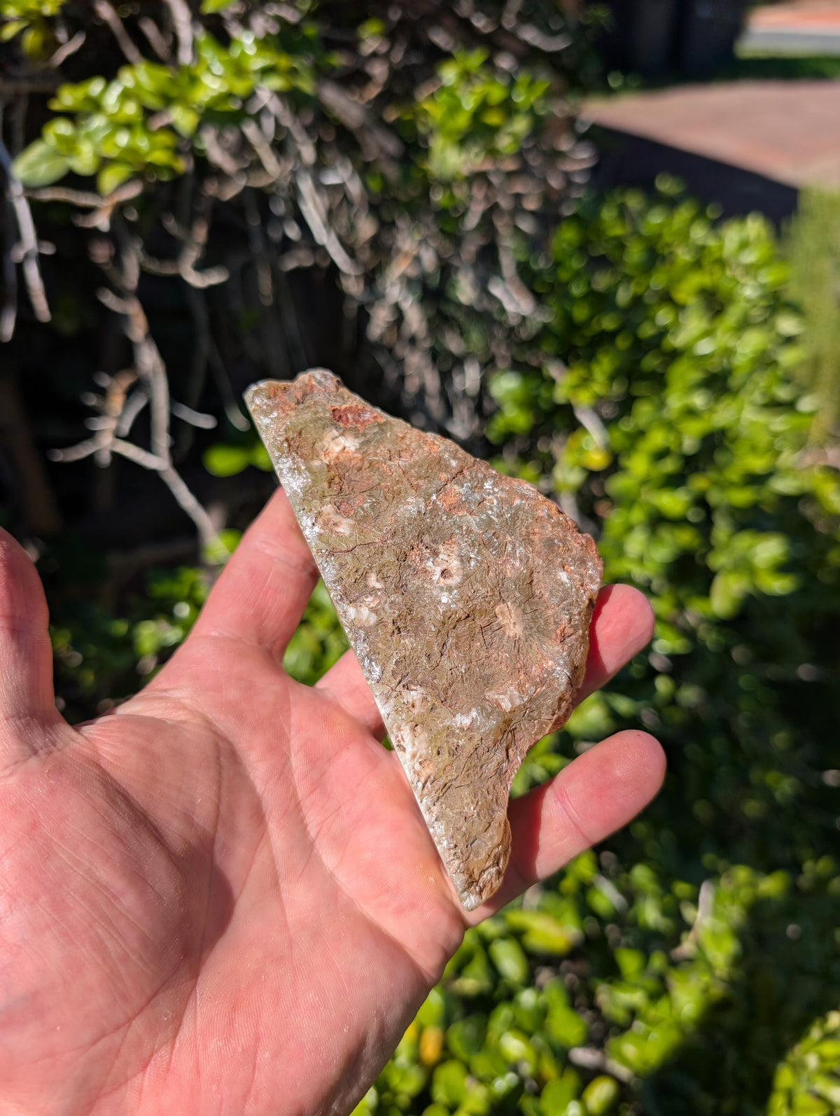 polished prehnite