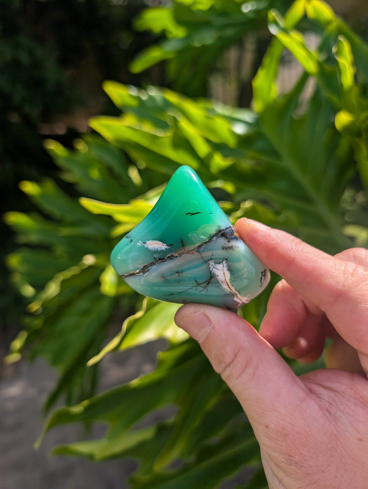 chrysoprase tumbled
