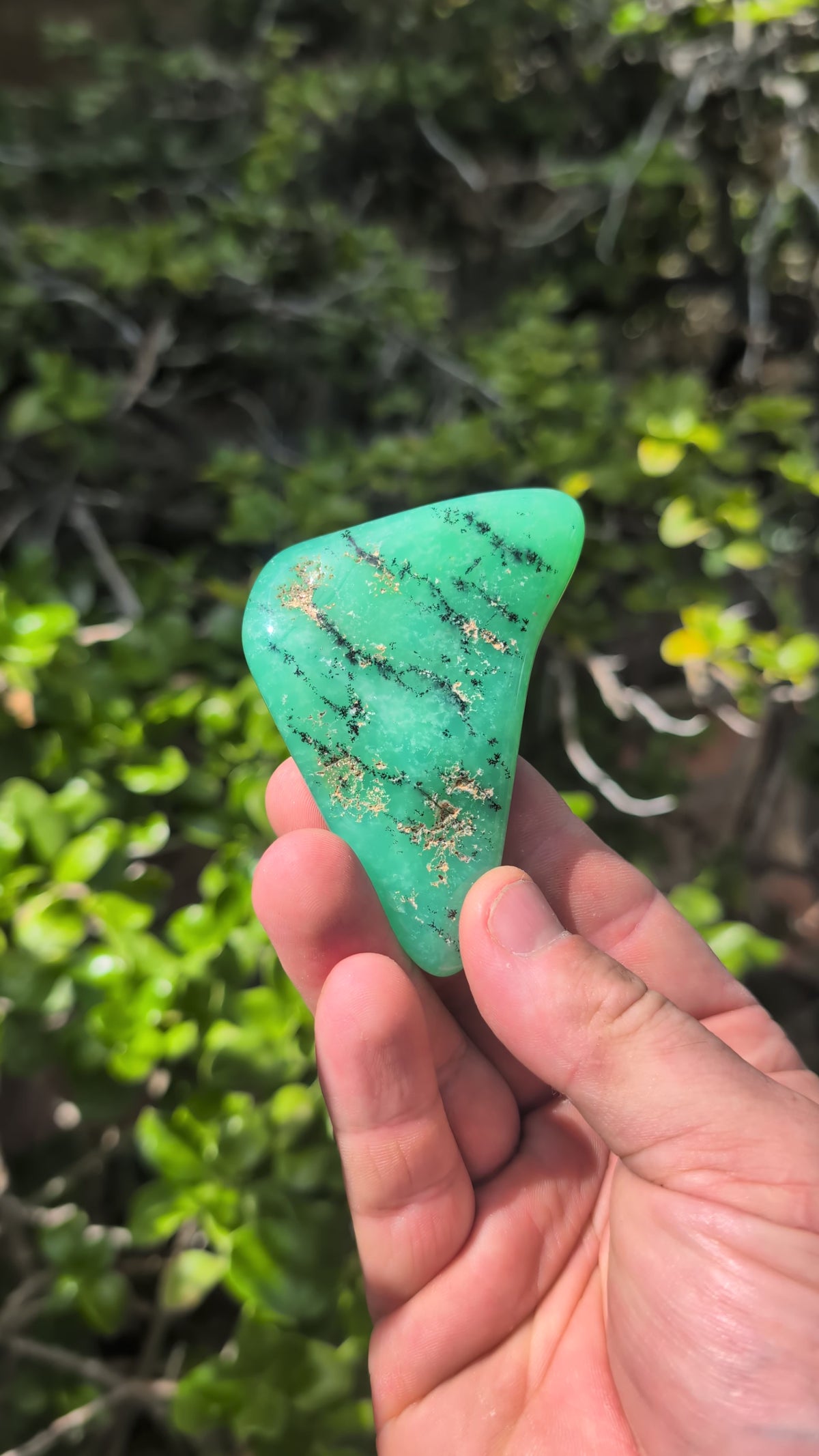 chrysoprase tumbled