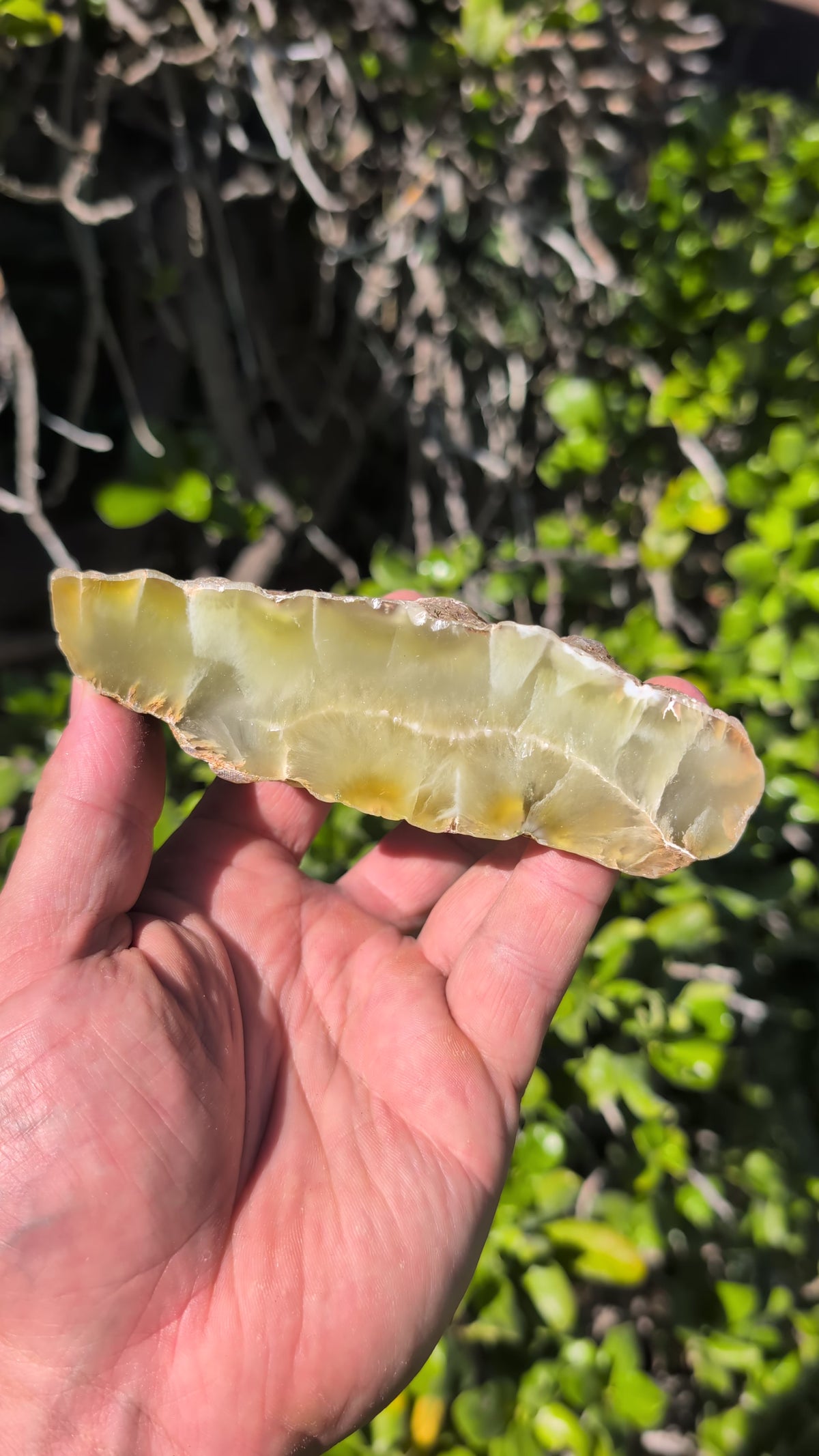 polished prehnite