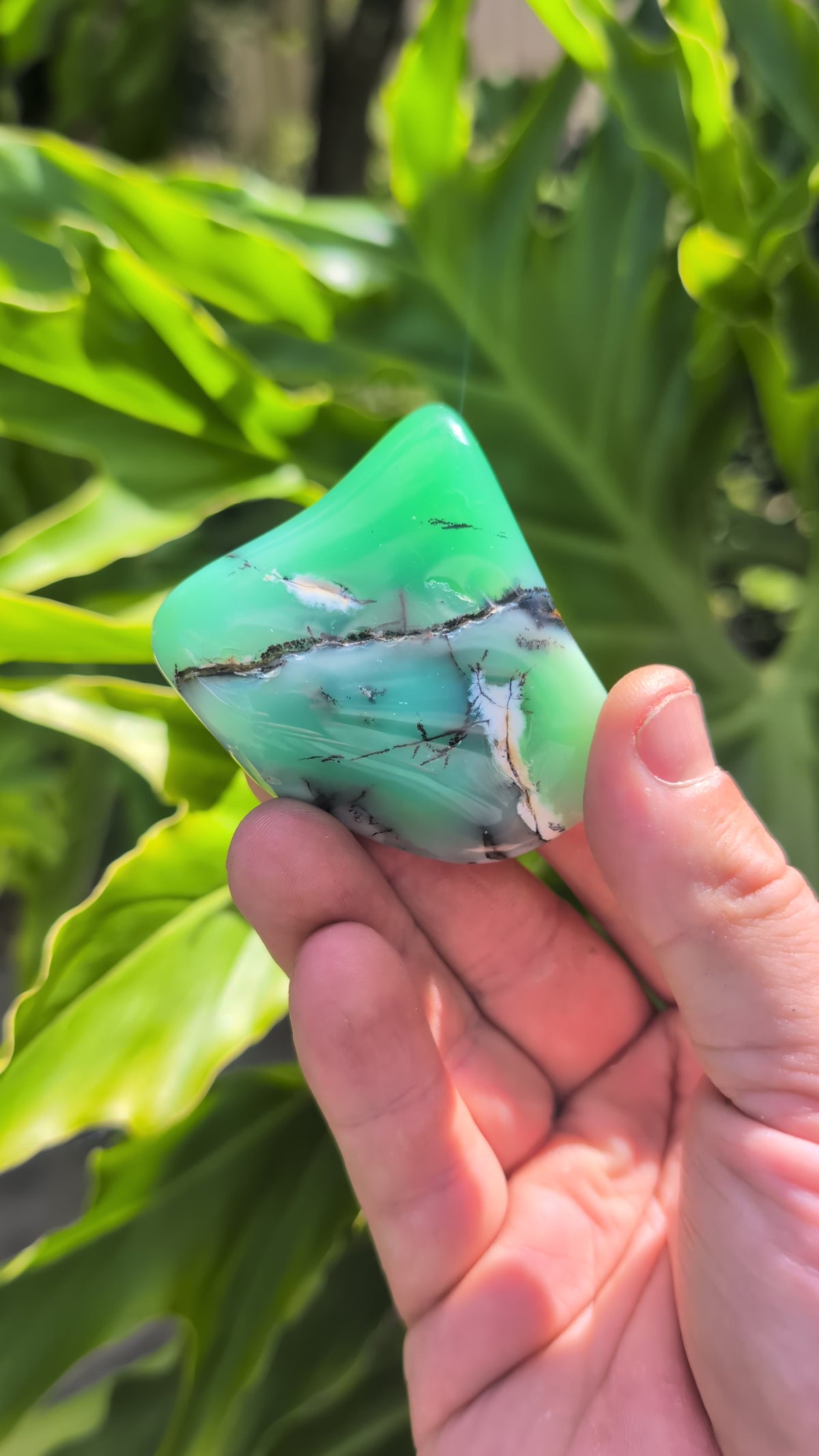 chrysoprase tumbled