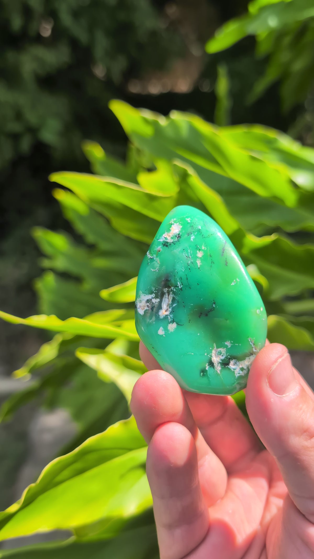 chrysoprase tumbled